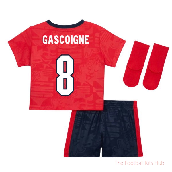 Fan Edition England 2026-2027 Away Baby Kit (Gascoigne 8)