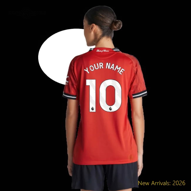 2025-2026 Man Utd Home Fan Version Female 2026 Man Shirt