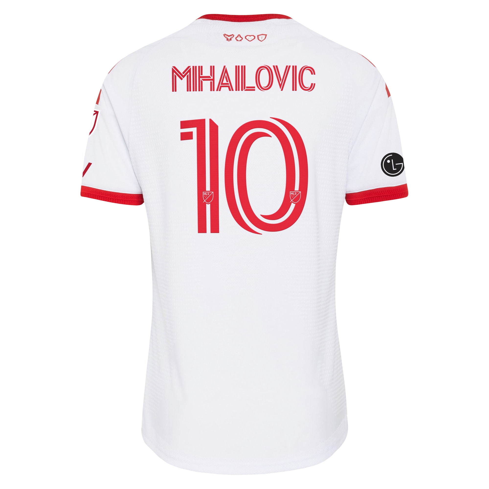 [SJH] Djordje Mihailovic Toronto FC 2026 Winter Kit On-Field Authentic Patch Jersey - White