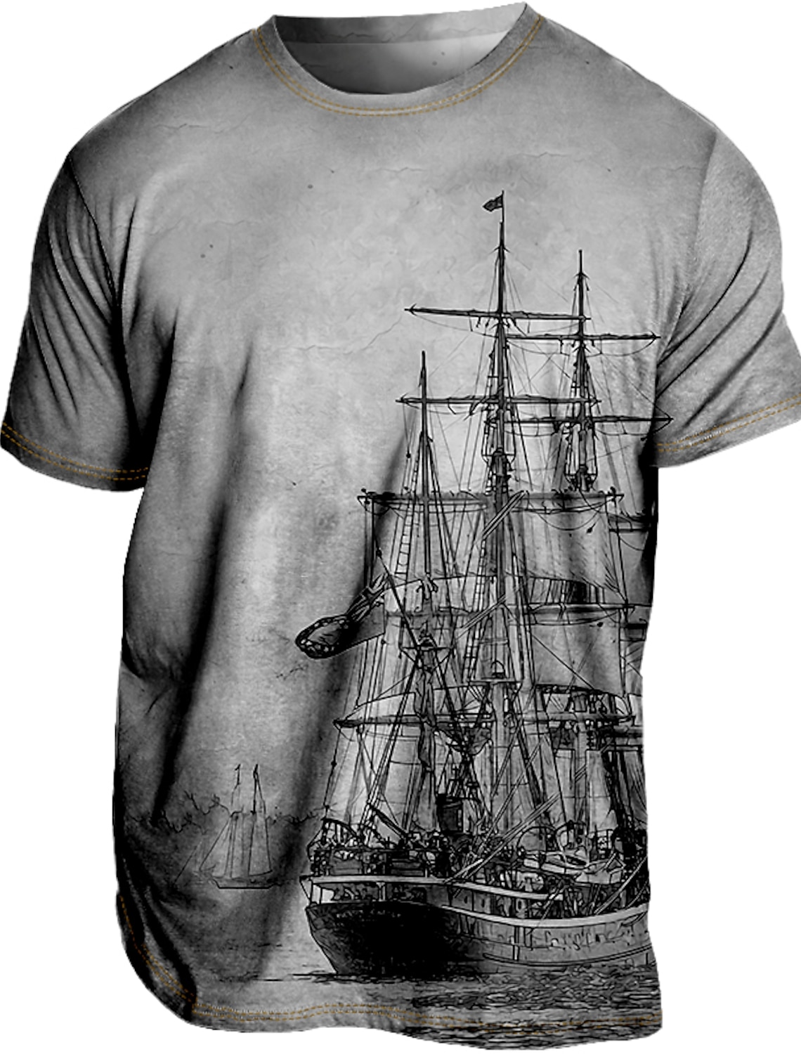 Men's Plus Size T shirt Tee Big and Tall Graphic Crew Neck Print Short