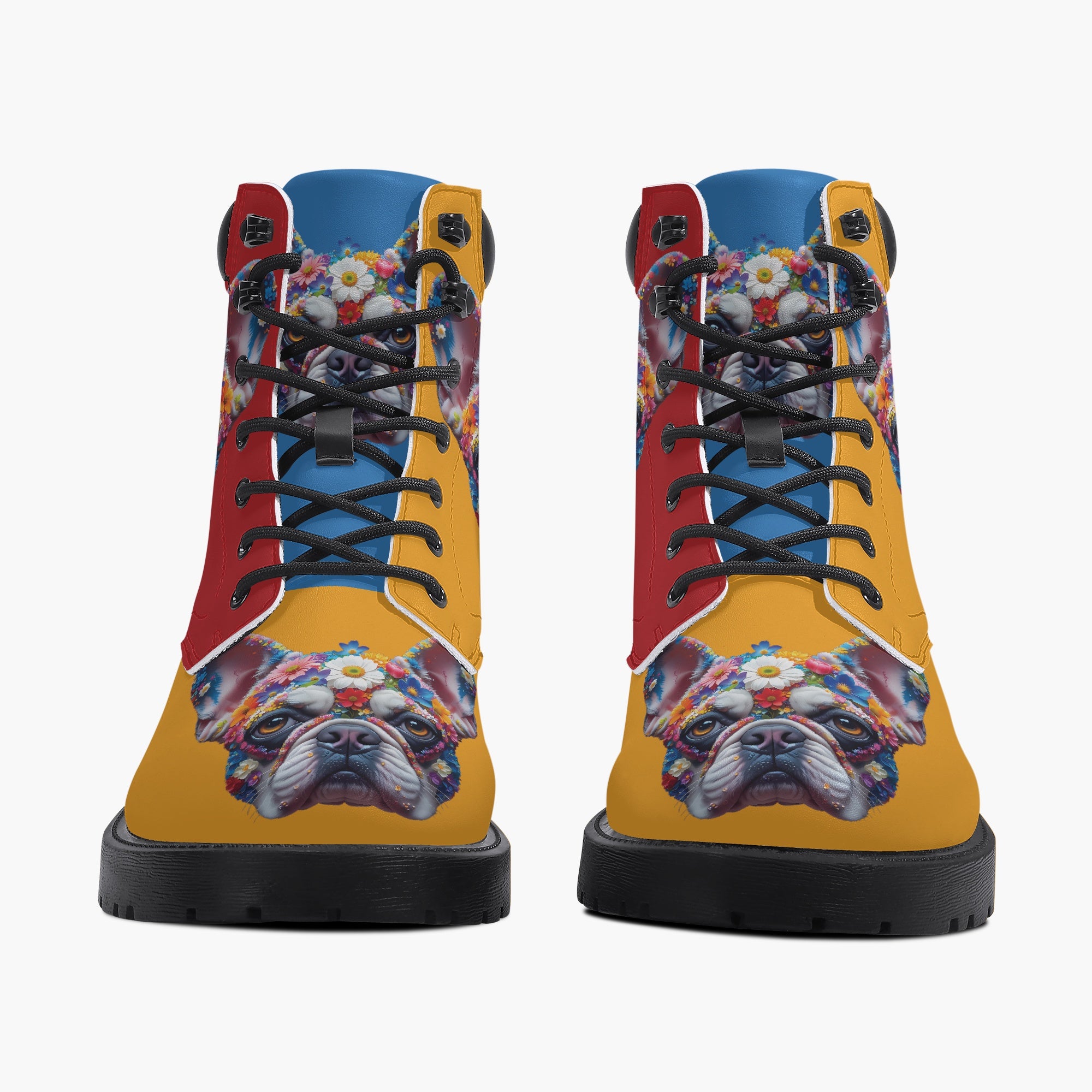 Frenchie Lover Ralph - Trendy Casual Leather Boot Casual Wear