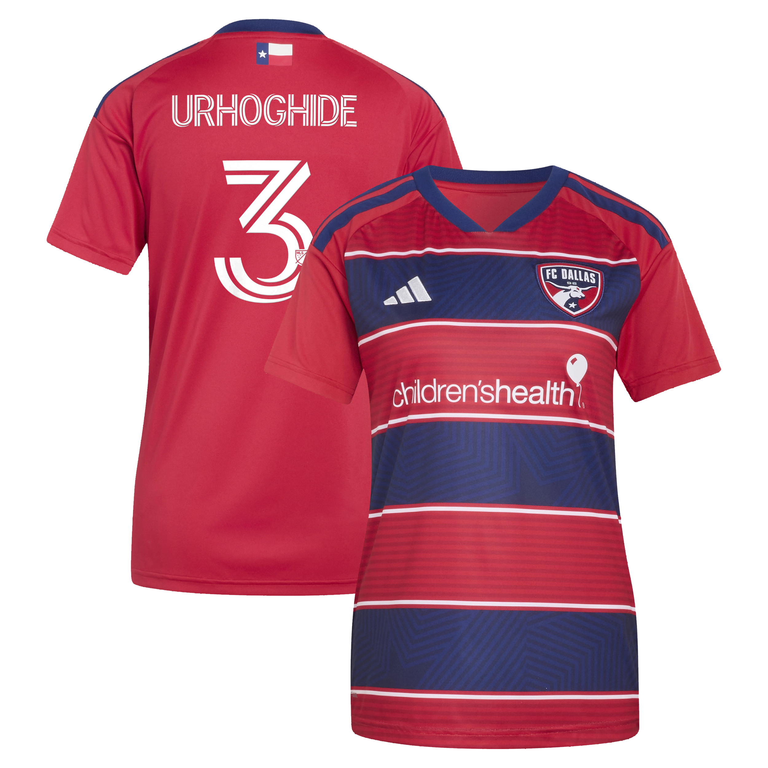 [ESK] Osaze Urhoghide FC Dallas Women's 2026 DNA Kit Replica Jersey - Red