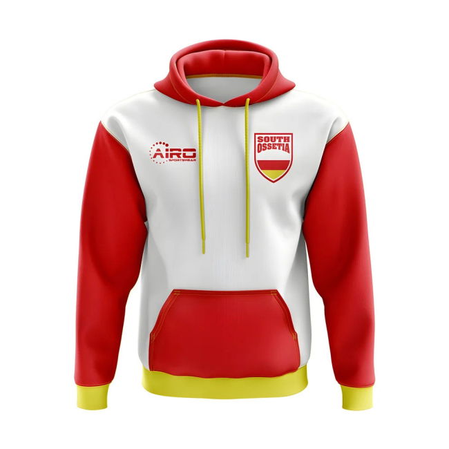 World South Ossetia Concept Country Football Hoody (White)