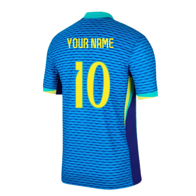 High Quality 2024-2025 Brazil Away Your Name With Classic Design -