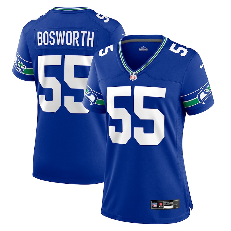 None Brian Bosworth SEA Seahawks Legendary Premium Jersey for NFL Fans