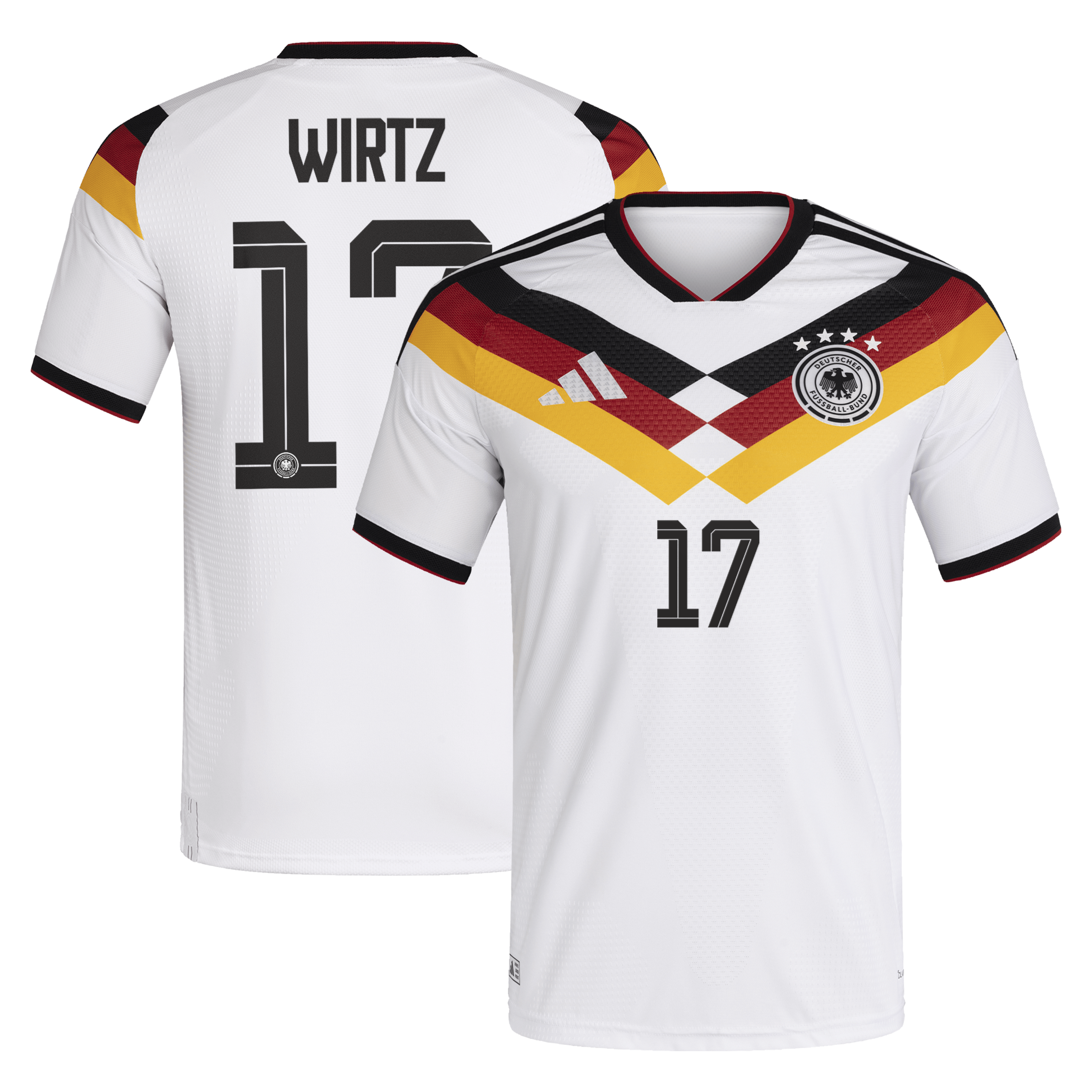 [SJH] Florian Wirtz Germany National Team 2026 Home Authentic Jersey - White
