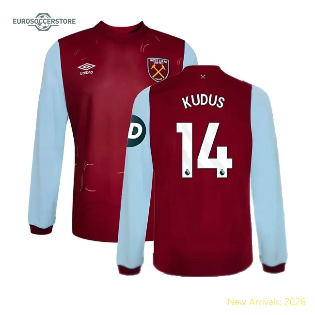 West Ham Kids Kudus Comfortable Jersey Dri-fit Machine-washable