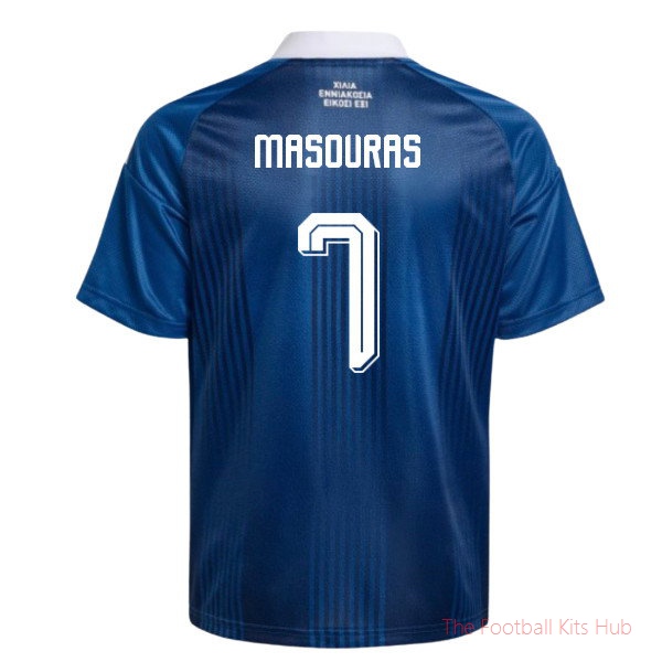 [SD] 2026/27 Greece Away Shirt (Kids) (Masouras 7)