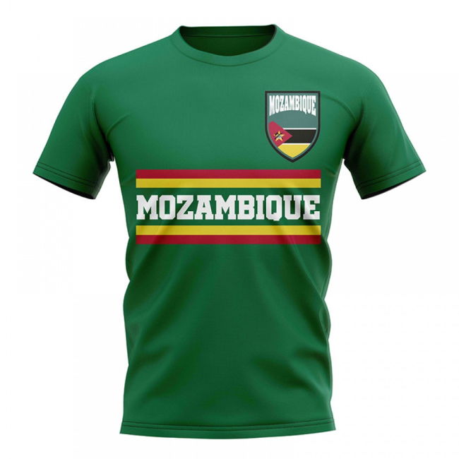 Top-Tier Mozambique Core Football Country T-Shirt (Green)