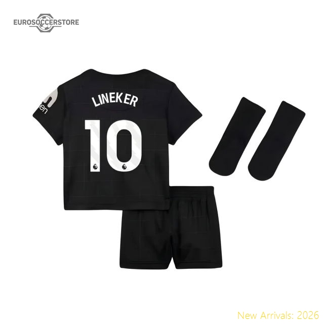 Official 2025-2026 Tottenham Away Baby Kit (lineker 10) - Premium
