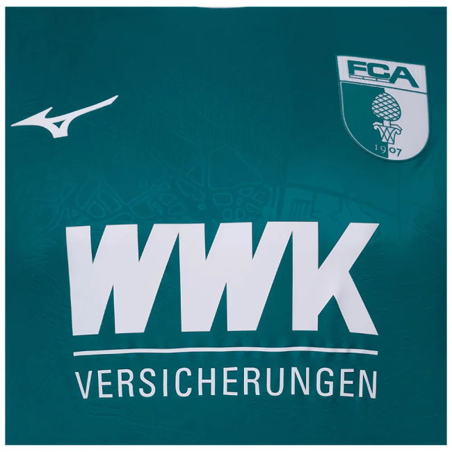 2024-2025 FC Augsburg Away Contemporary Shirt Moisture Wicking
