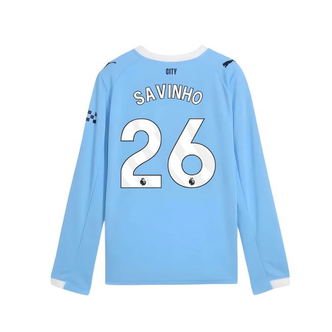 2025-2026 Man City Club Home Strip (Savinho 26) (Kids)
