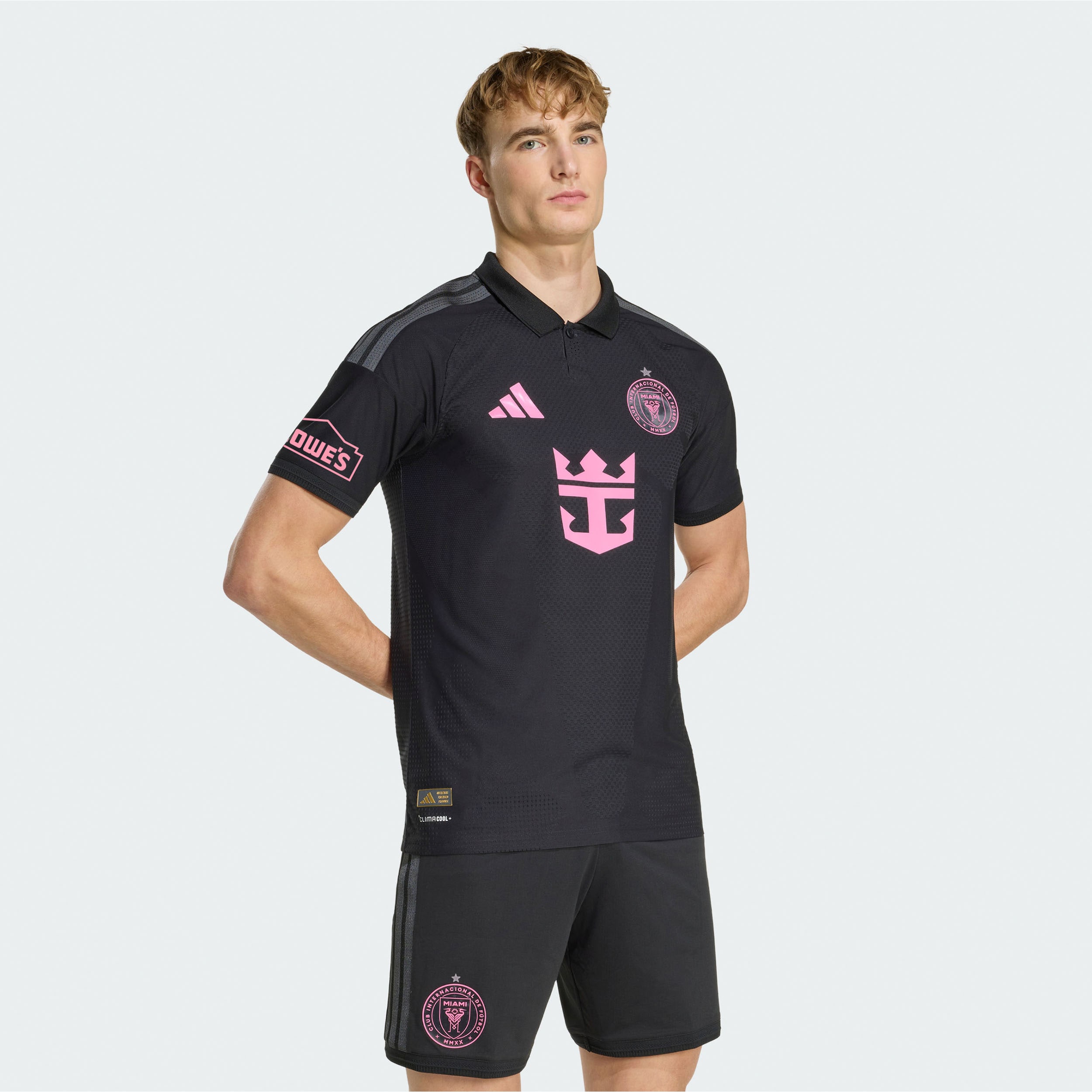 [JED] Youth Inter Miami CF 2026 Presagio On-Field Authentic Patch Jersey - Black