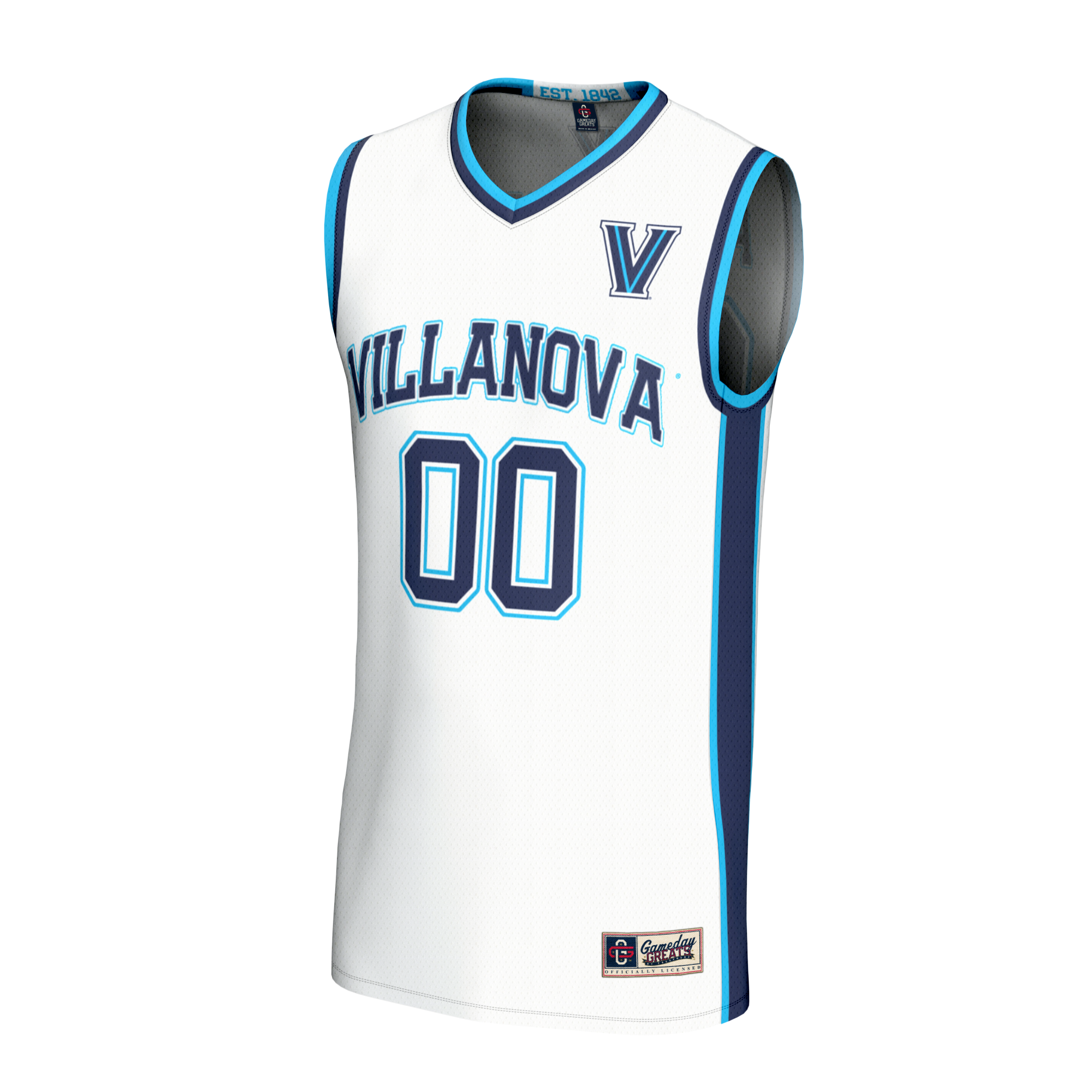 [DDG] Villanova Wildcats GameDay Greats Youth Lightweight Collegiate Women's Basketball NIL Pick-A-Player Fashion Jersey - White