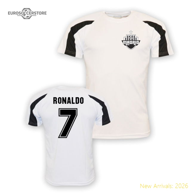 Fan-Favorite Cristiano Ronaldo Real Madrid Sports Training Jersey