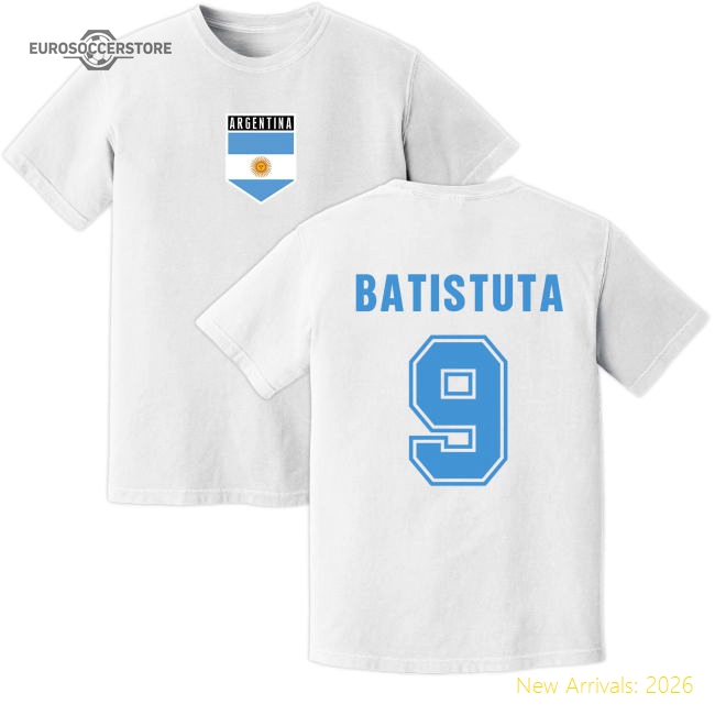 Batistuta Argentina Training Match Replica Jersey Supporter Exclusive