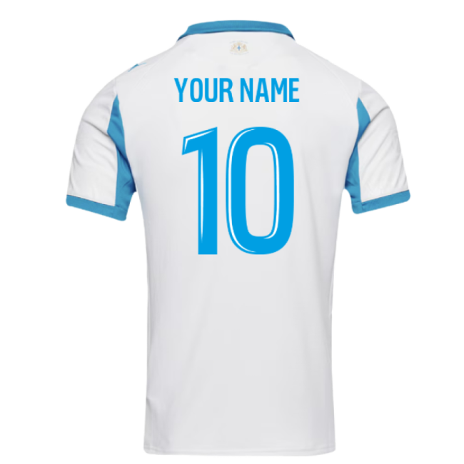 High-Quality 2025-2026 Marseille Home Shirt (Your Name)