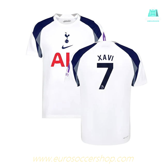 2025-2026 Tottenham Hotspur Authentic Home Shirt (Xavi 7)