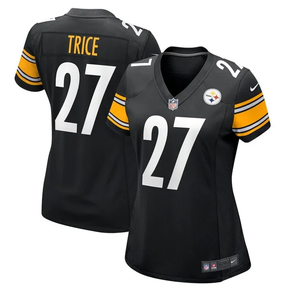 Top-Grade PIT Steelers Game Jersey - Black | NFL Fan Apparel