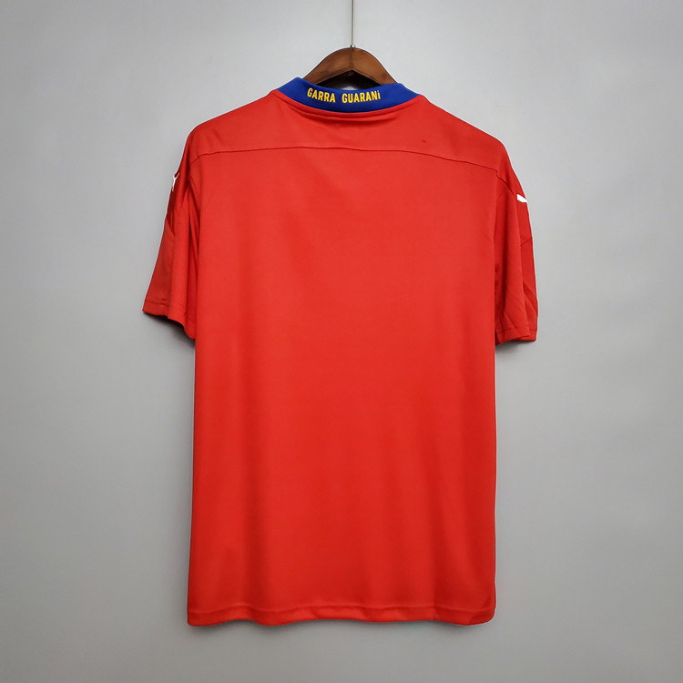 Advanced Fabric Paraguay 2020 Home Red Soccer Jersey Football Shirt