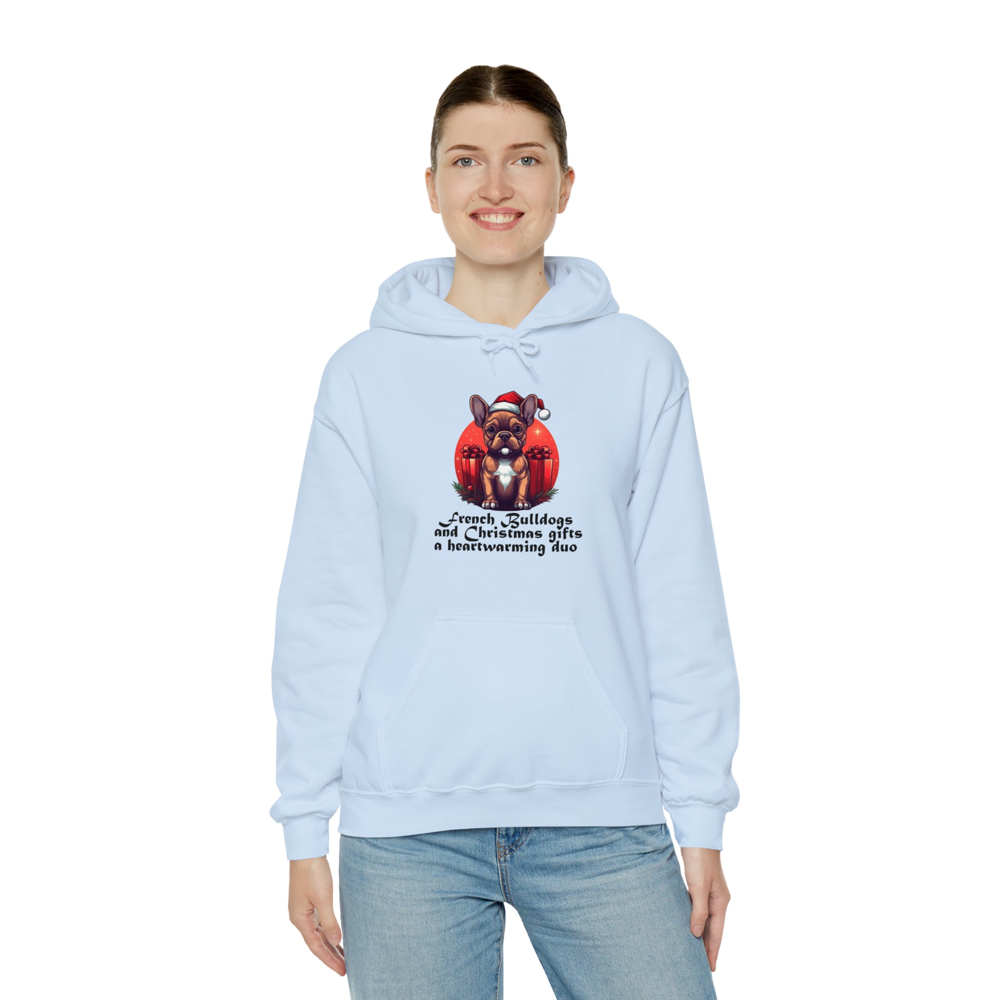 Casual Frenchie And Christmas Gifts Unisex Hoodie For Frenchie Fans