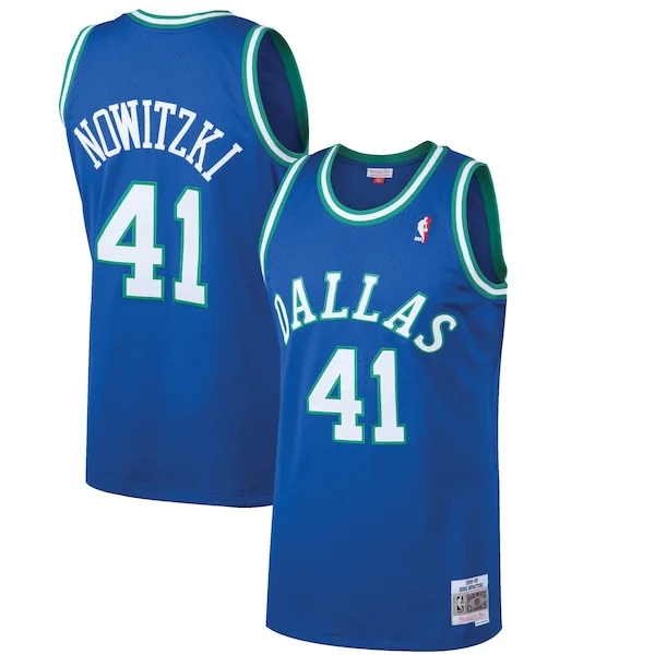Dirk Nowitzki DAL Swingman Jersey - authentic trendy - Blue workout
