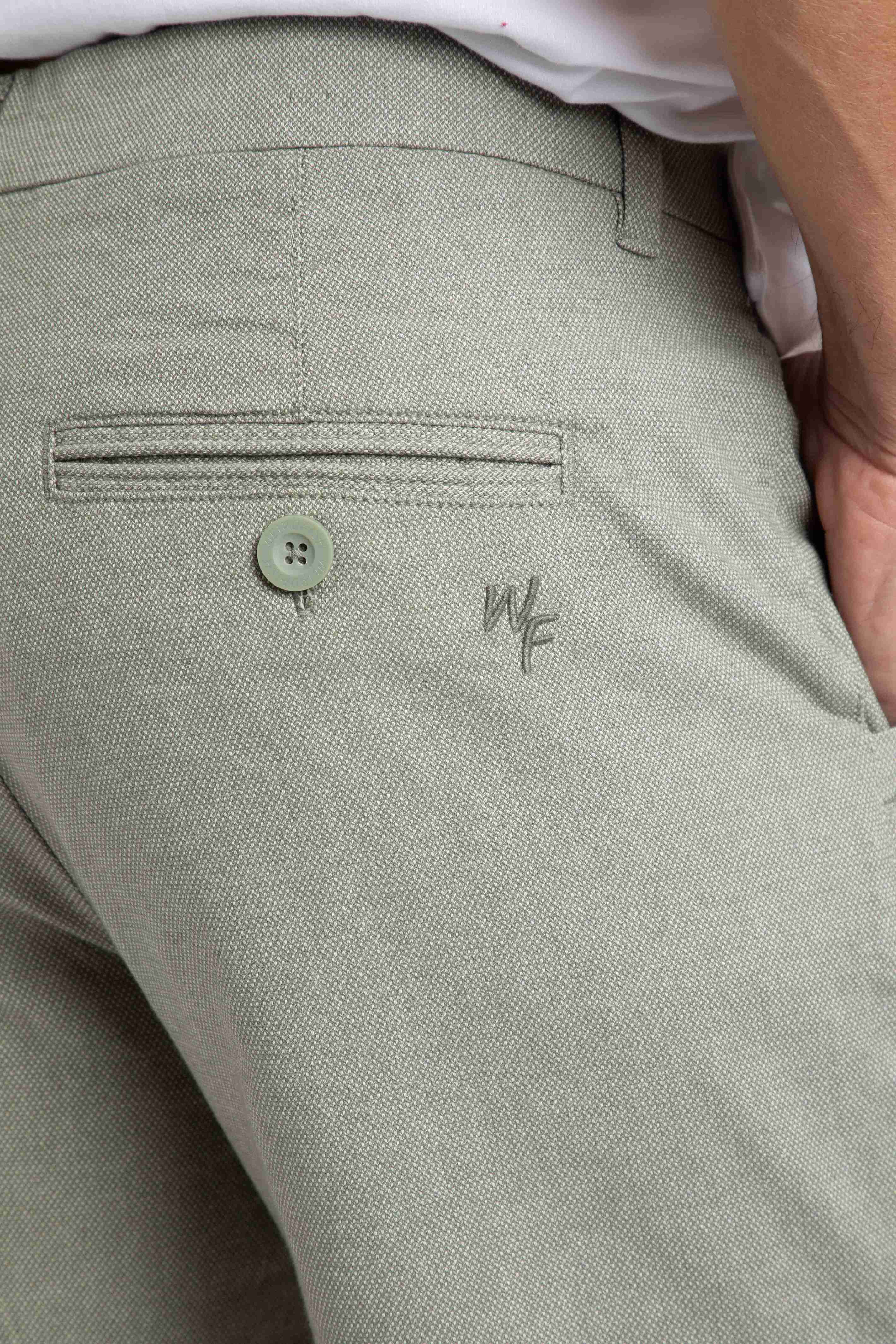 Charleston Textured Chino Shorts Woodland Sage
