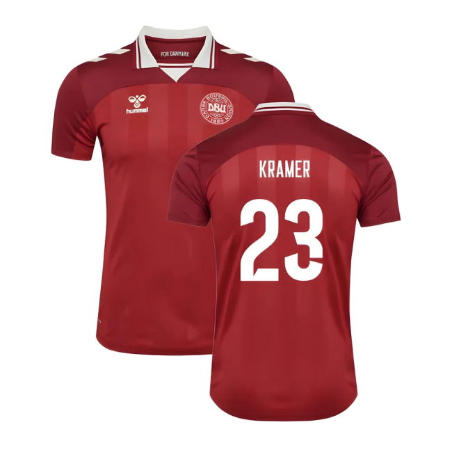 Authentic Replica Denmark Home Fan Jersey for Womens (Kramer 23)