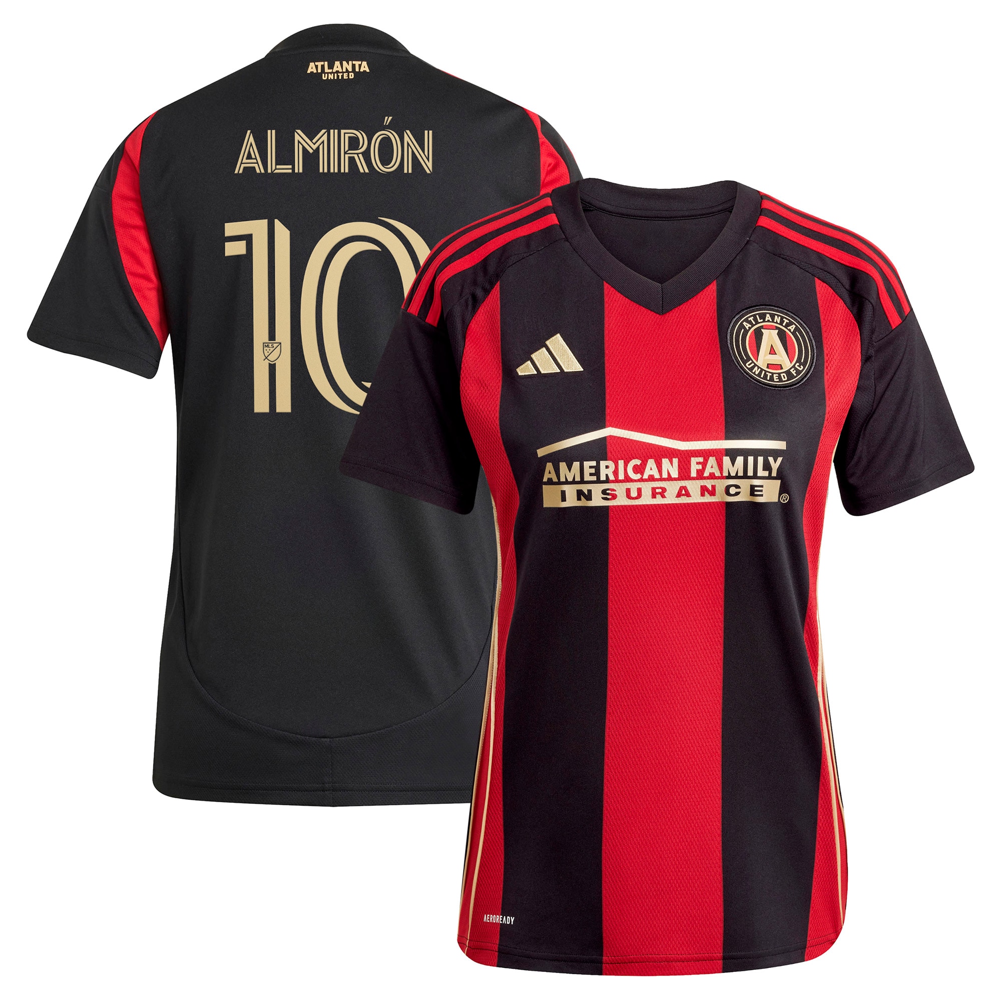 [SJH] Miguel Almiron Atlanta United FC Women's 2025 The Connector Replica Player Jersey - Black