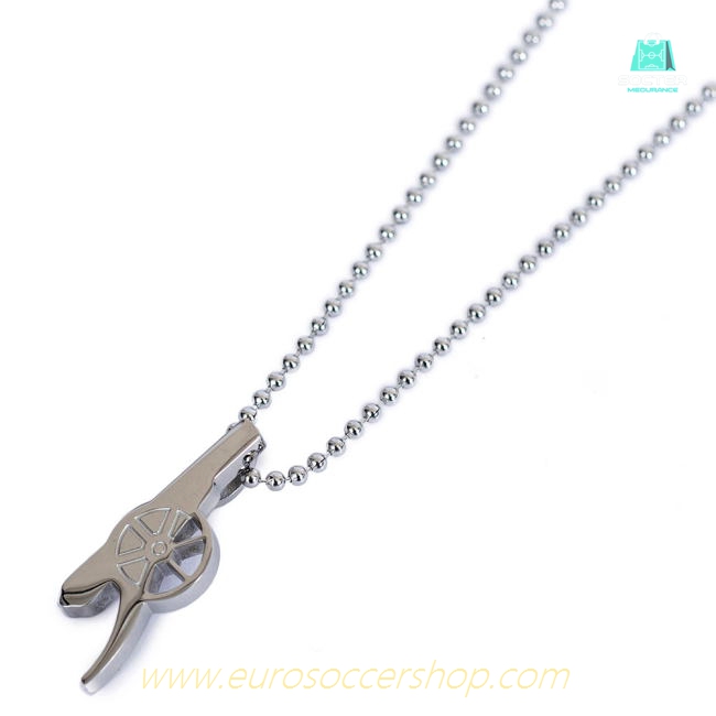 Arsenal FC Stainless Steel Cannon Pendant & Chain