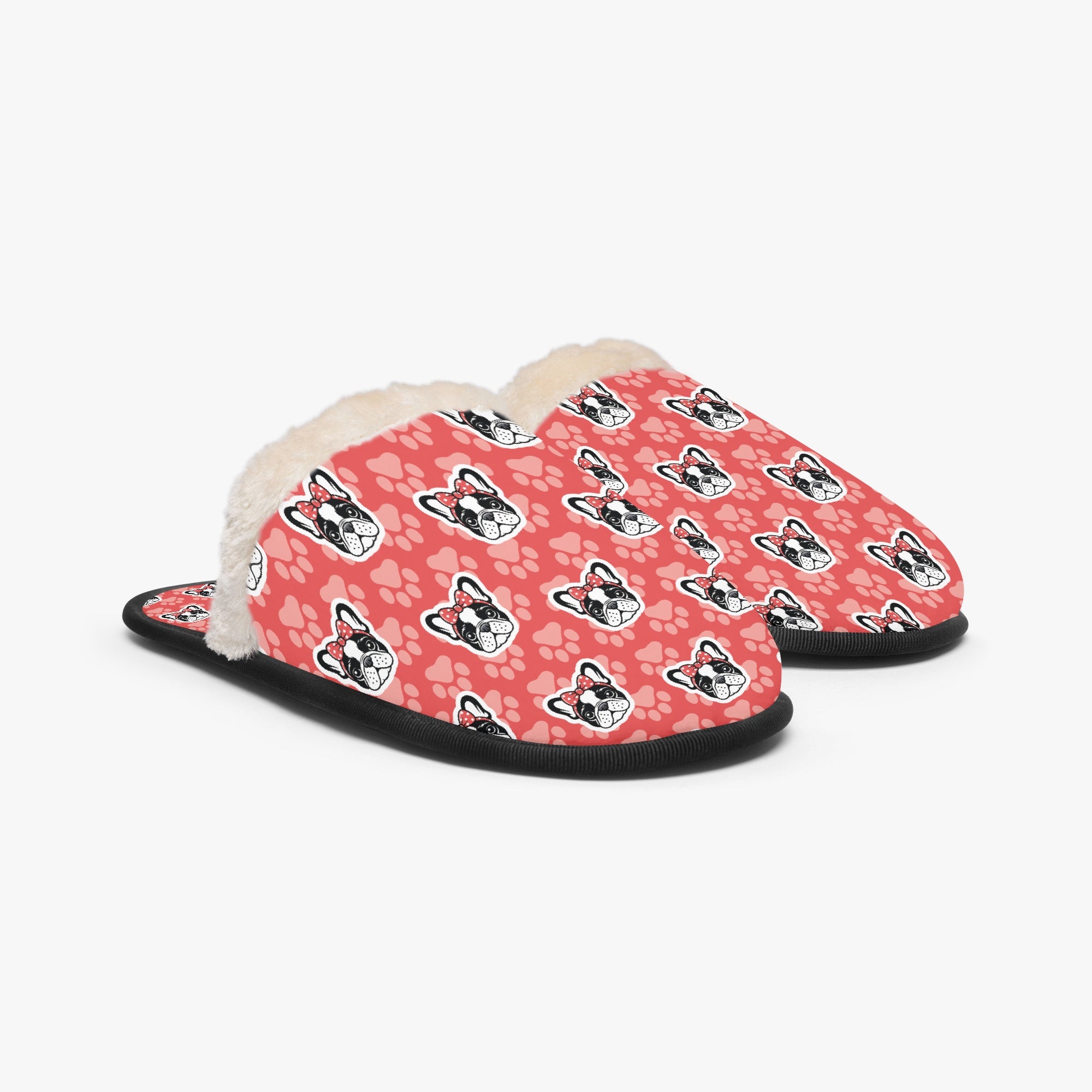French Bulldog Rosie Cozy Winter Slippers Cozy Paw Wear