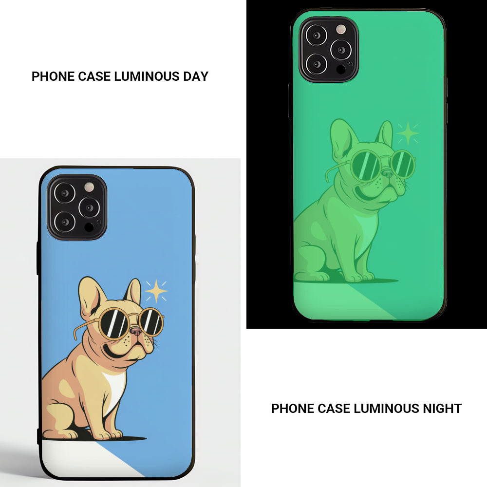 Lily - Dog Owner Luminous Phone Case Frenchie Themed Wear | Stylish Look