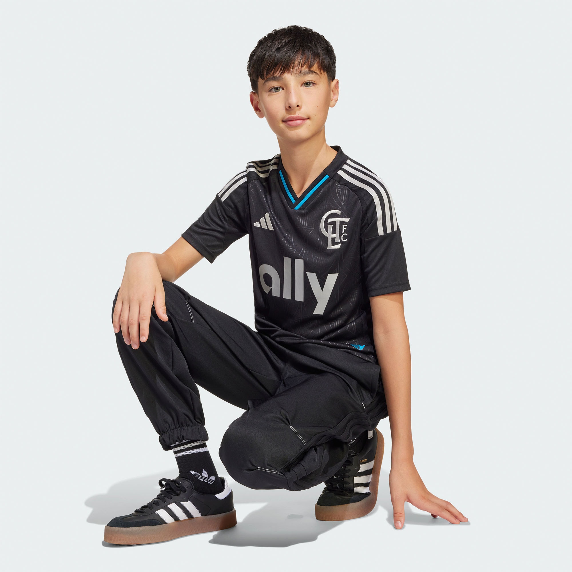 [SJH] Charlotte FC Youth 2025 Fortress Kit Replica Jersey - Black