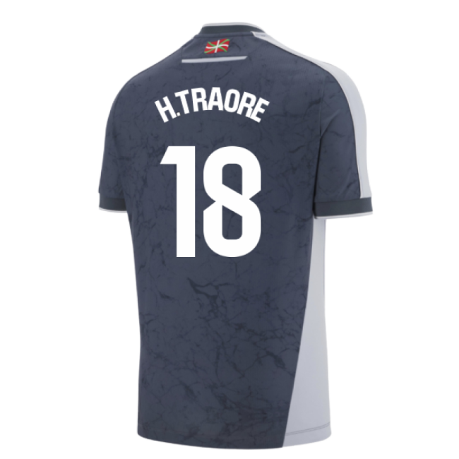 Authentic 2025-2026 Real Sociedad Away Shirt (H.Traore 18)
