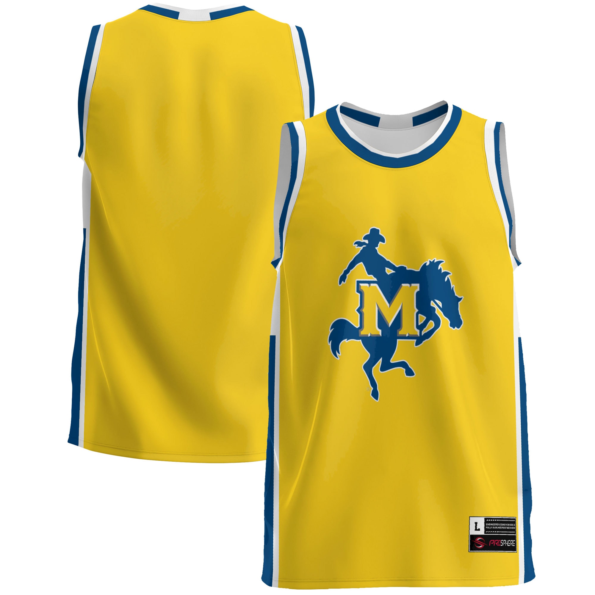 [NJP] McNeese State Cowboys GameDay Greats Lightweight Basketball Jersey - Blue
