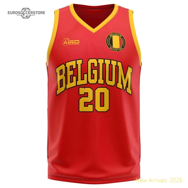 Belgium Home Concept Basketball Kit Fan Style Jersey