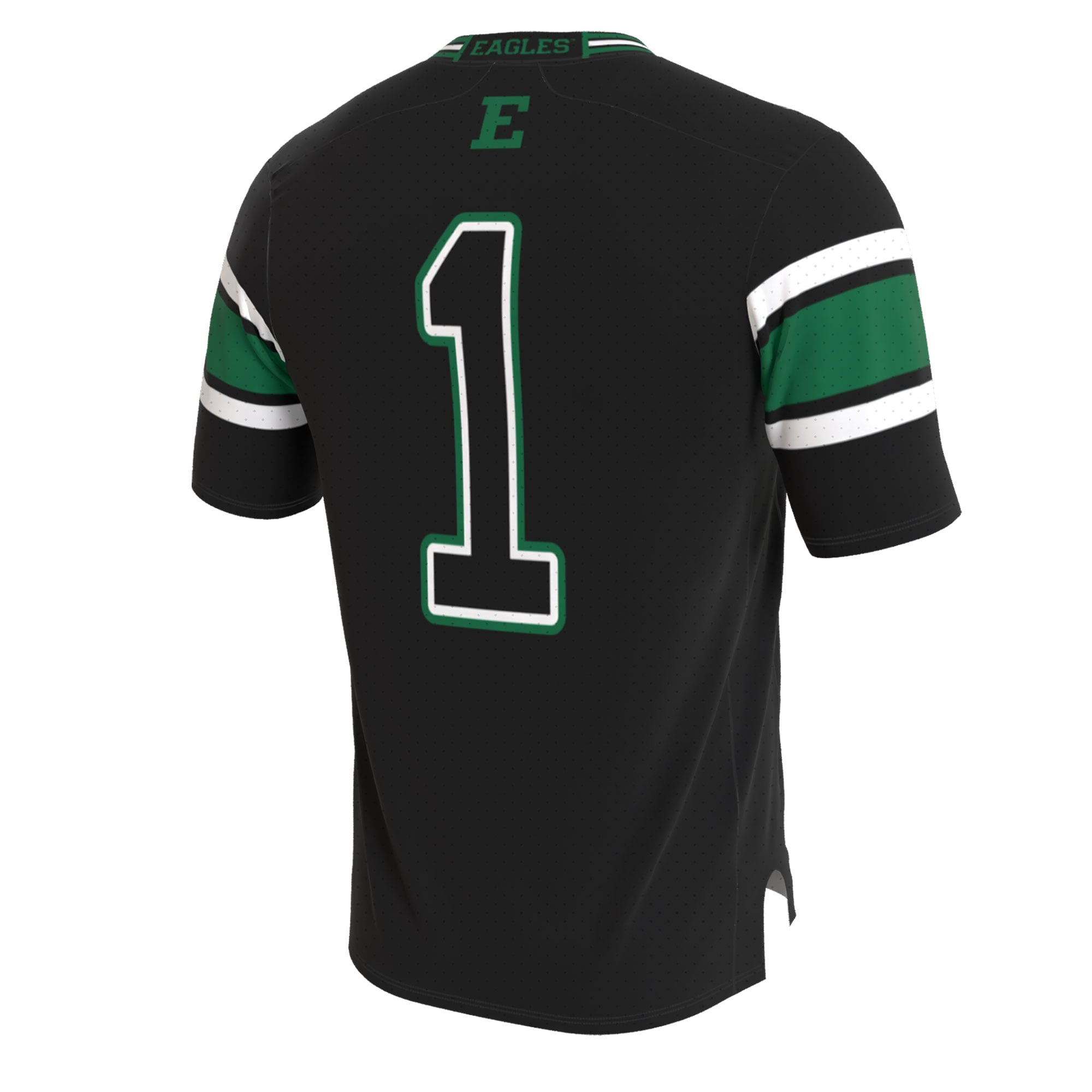 Unisex Eastern Michigan Eagles Lightweight Collegiate Football Blackout Fashion Jersey