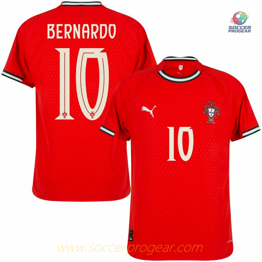 Portugal Home Football Team Jersey 2025 Collection 2026 Bernardo