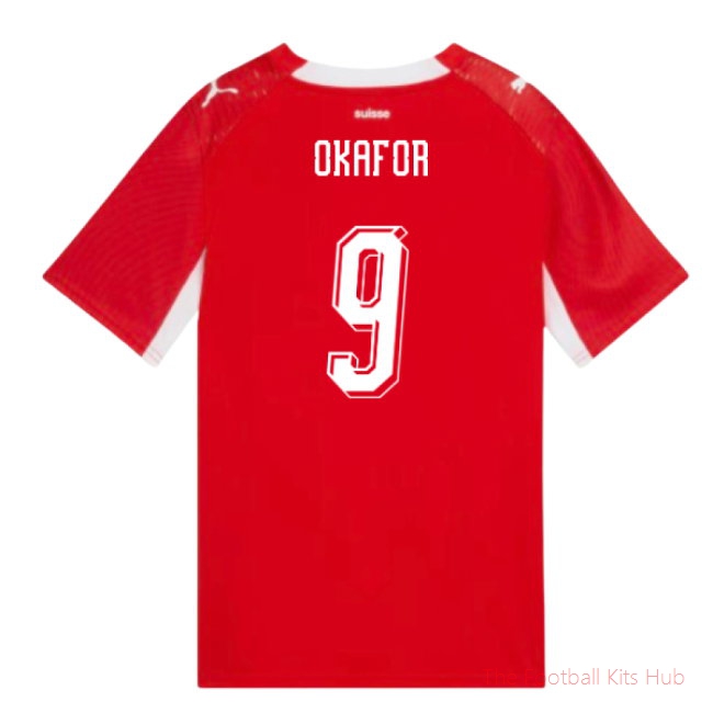 [EFS] 2026/27 Switzerland Home Shirt (Kids) (Okafor 9)