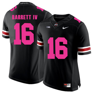 Men's OSU Buckeyes Black 2018 replica None #16 official Jersey