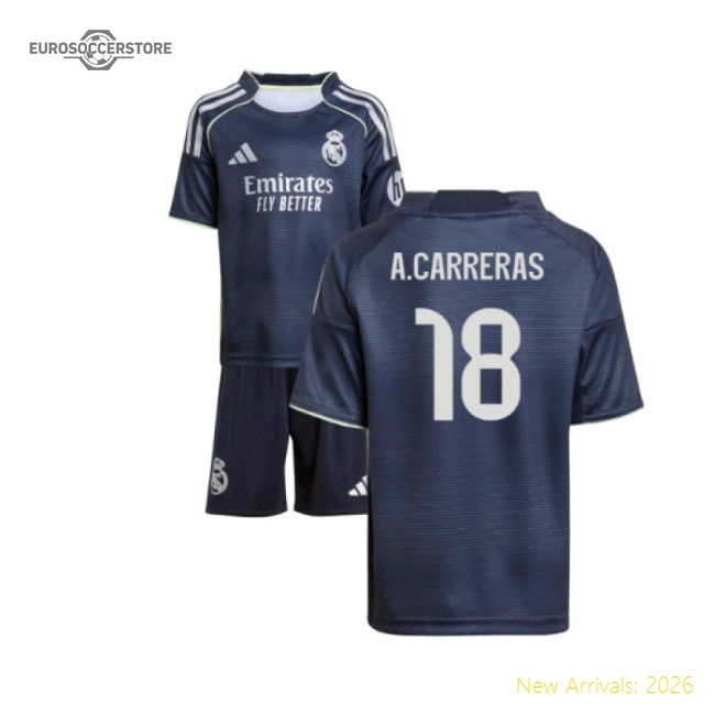Match-Day 2025-2026 Real Madrid Away Mini Kit (A.Carreras 18)