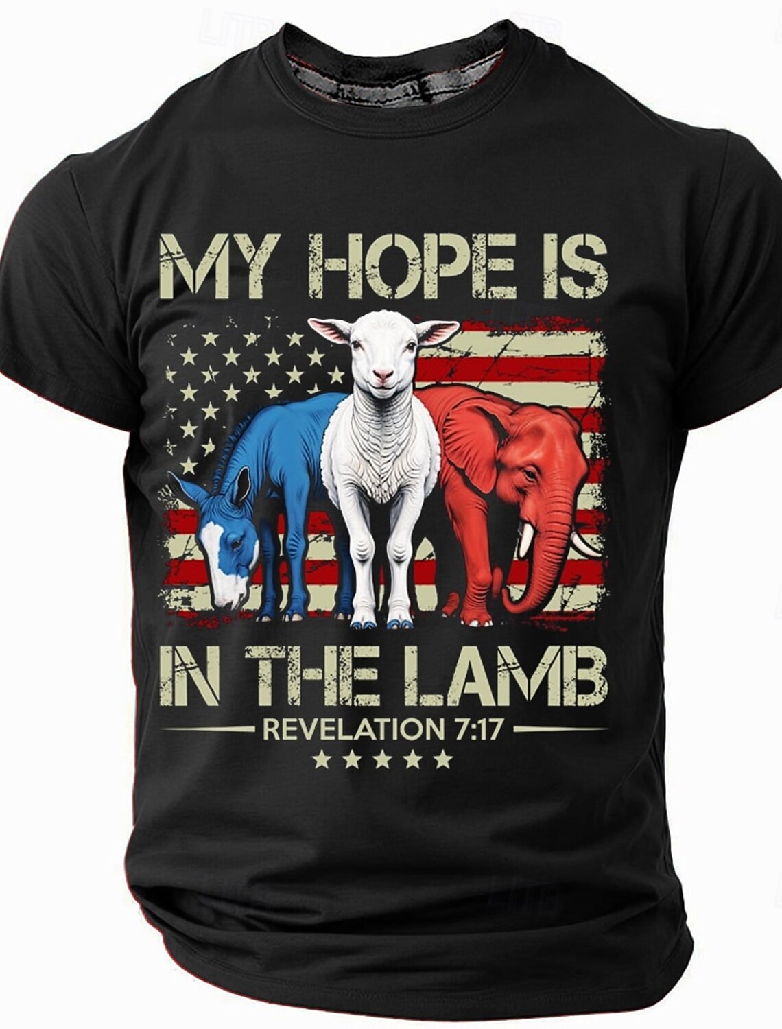 4th of July 2026 250th Memorial Day Patriotic Patriot 3D Print Crew Neck Short Sleeve T-Shirt Casual Daily Street