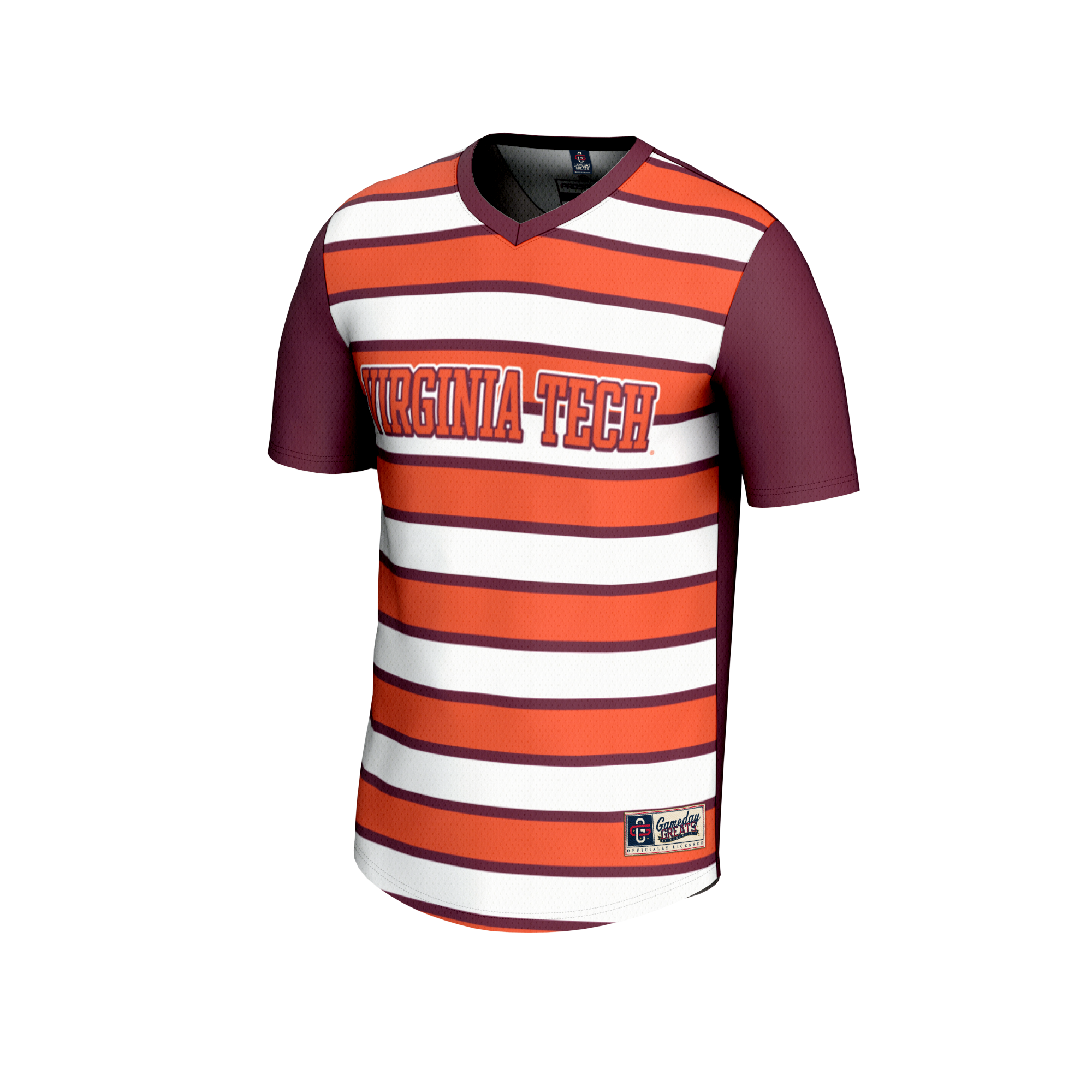 [JED] Virginia Tech Hokies GameDay Greats Unisex NIL Pick-A-Player Collegiate Women's Soccer Lightweight Fashion Jersey - Maroon