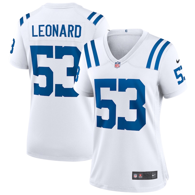 None Shaquille Leonard Indianapolis Colts Football Franchise Fan Ap...