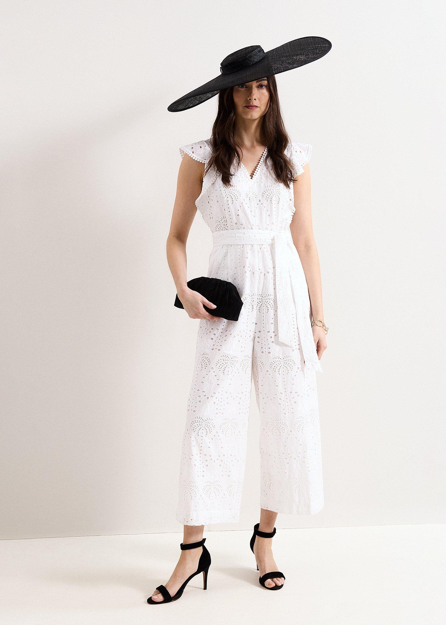 Talulah Broderie White Jumpsuit