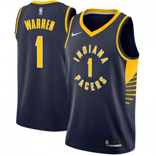 Blue Nike Indiana Pacers #1 Pacers Jersey - Performance Fabric
