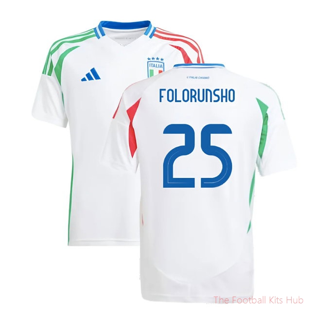 2024-2025 Italy Away Shirt (Kids) (FOLORUNSHO 25)