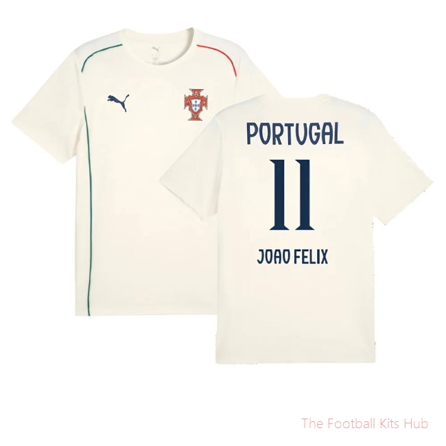 [JED] 2025/26 Portugal Casuals Tee (Sugared Almond) (Joao Felix 11)