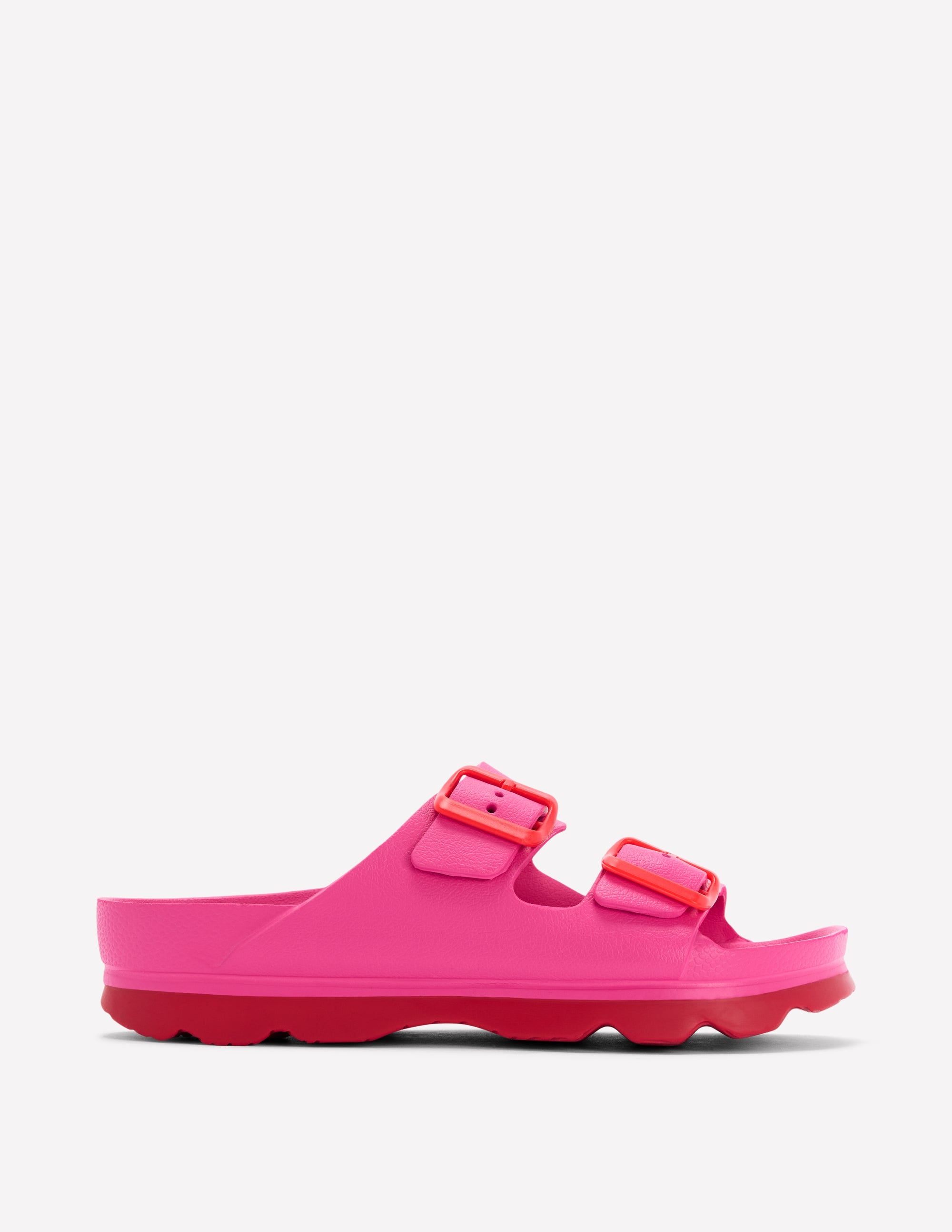 Lyla Double Buckle Sliders