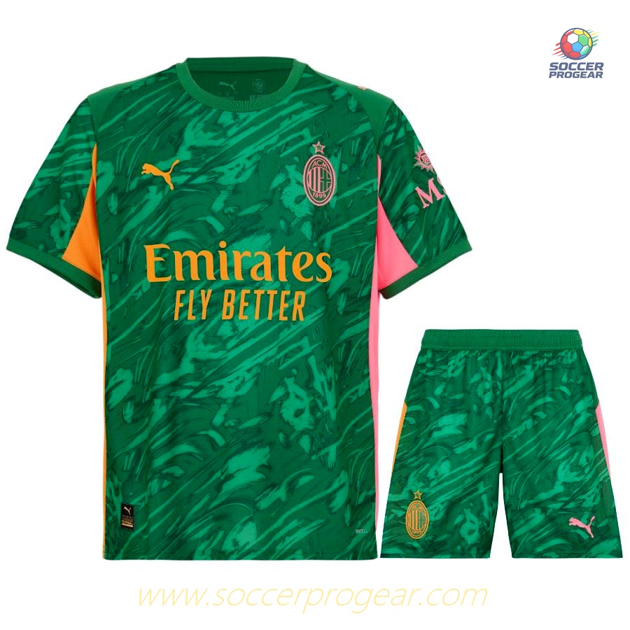 AC Milan Youth Third Football Jersey Football Jersey 2025/26 Collection Goalkeeper